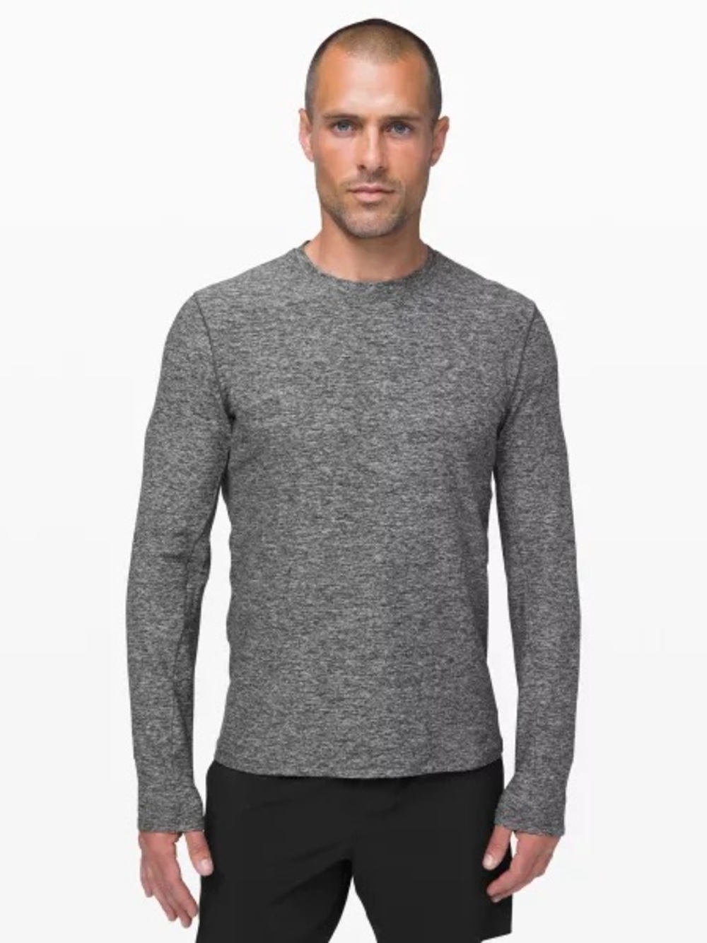 Lululemon Surge Warm Long Sleeve Reflective
  size Medium